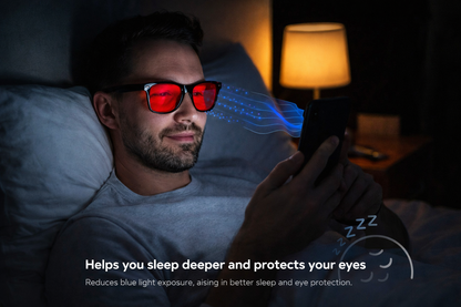 Deep Sleep Red Light Glasses