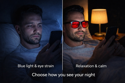 Deep Sleep Red Light Glasses