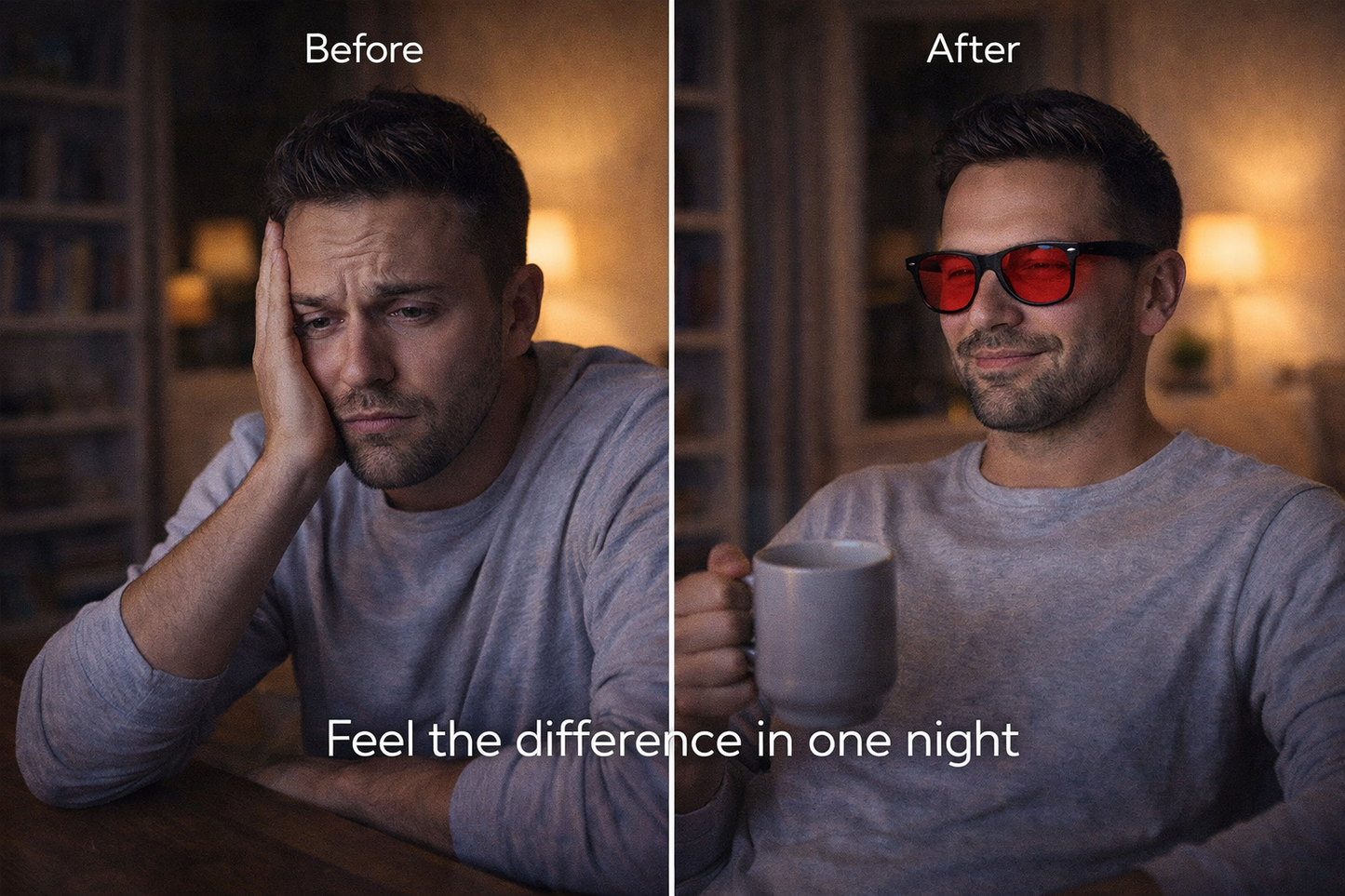 Deep Sleep Red Light Glasses