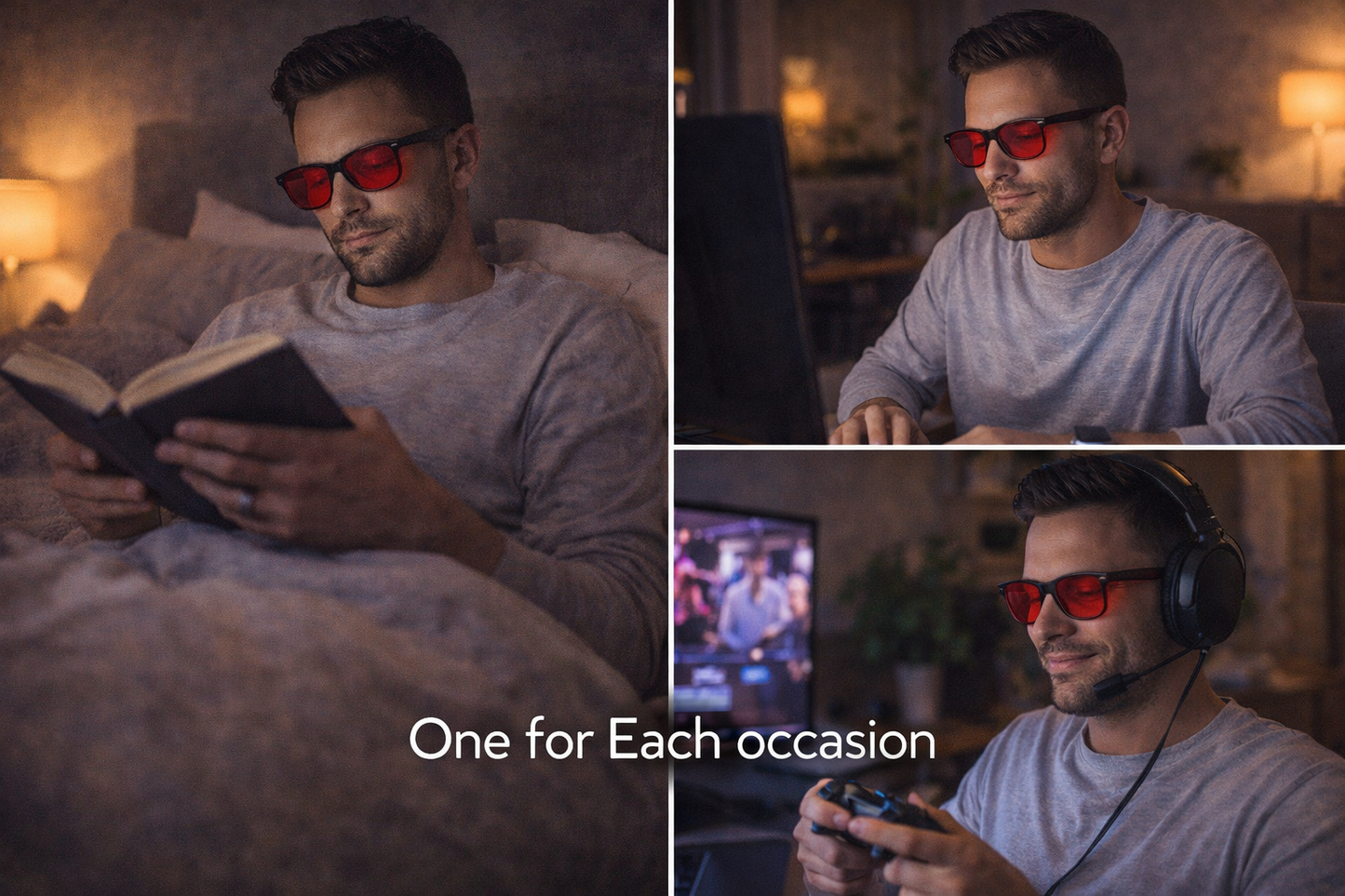 Deep Sleep Red Light Glasses
