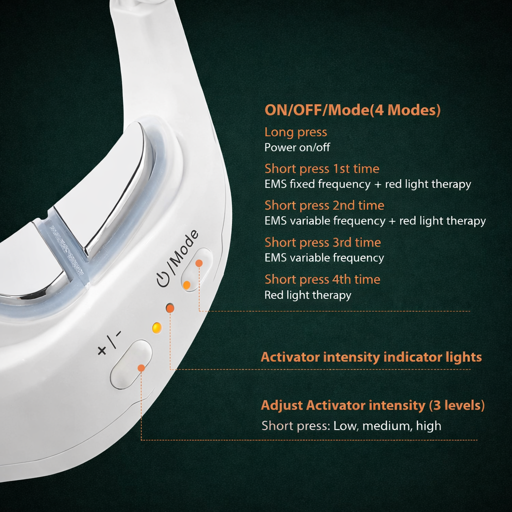 Red Light Eye Massager for Dark Circles and Puffines
